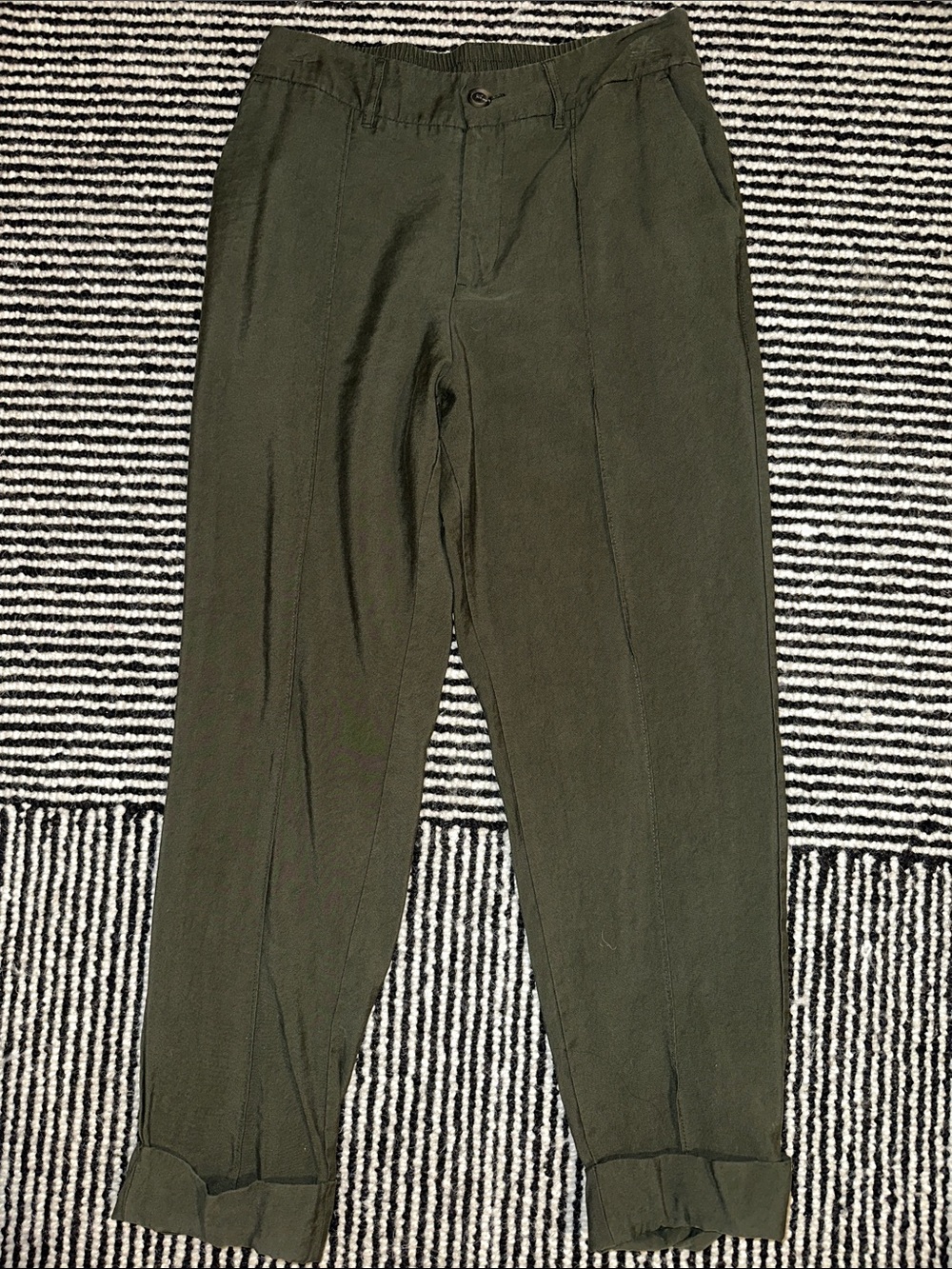 a new day Olive Green Tapered Chinos
